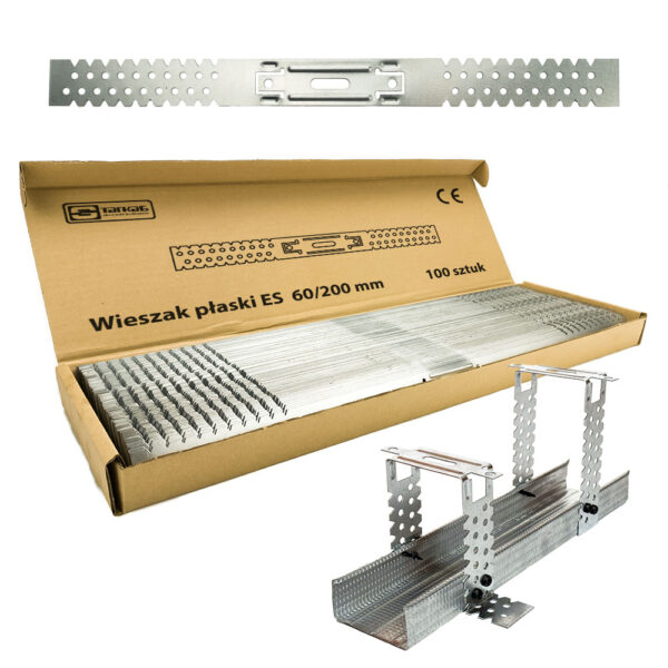 Wieszak plaski es60 x 200mm 100 sztuk origin