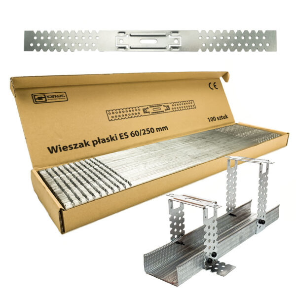 Wieszak plaski es60 x 250mm 100 sztuk origin