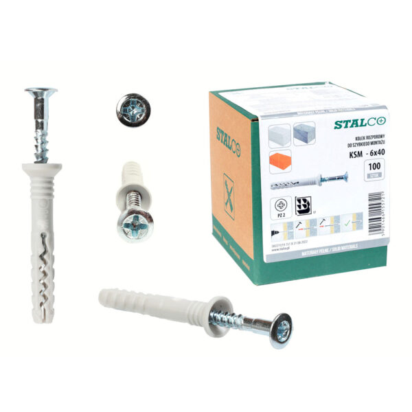 Stalco KSM 6x40 100 szt SQ LQ