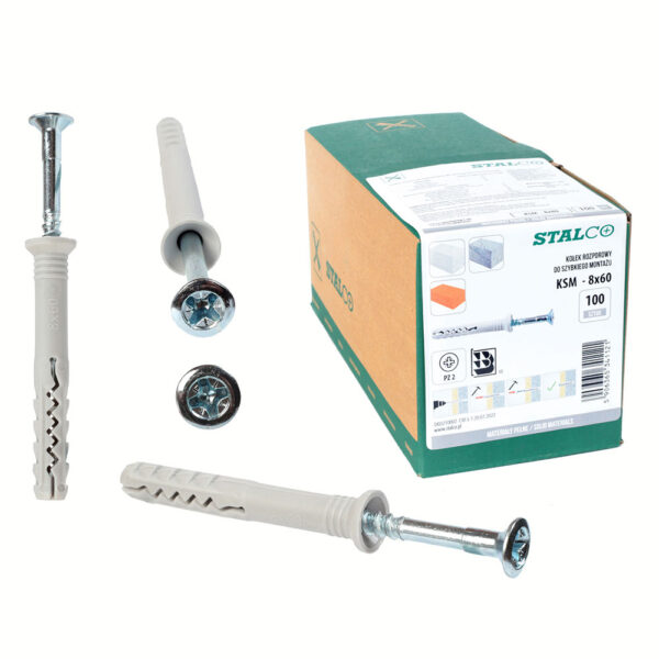 Stalco KSM 8x60 100 szt SQ LQ