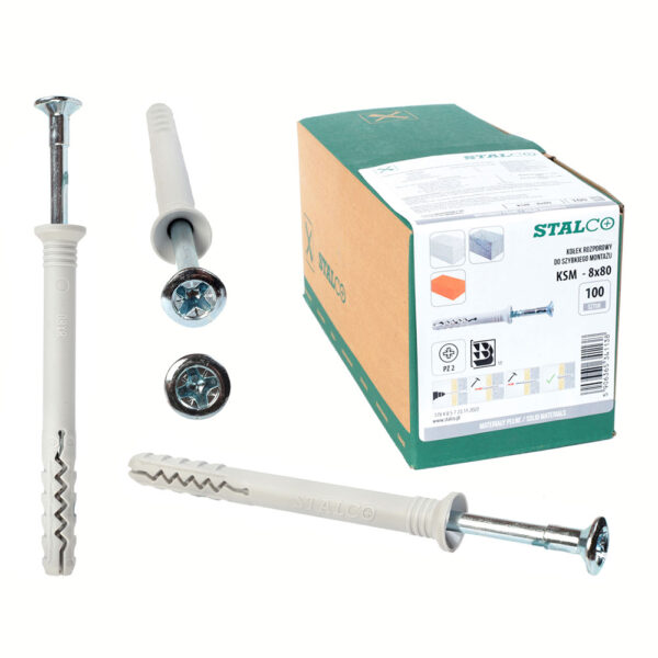 Stalco KSM 8x80 100 szt SQ LQ