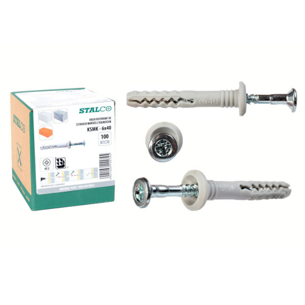 Stalco KSMK 6x40 100 szt SQ LQ