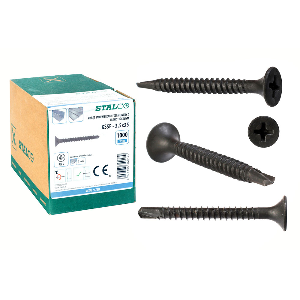 Stalco KSSF 35 X 35 1000 szt SQ LQ Stalco KSSF 35 X 35 1000 szt SQ LQ